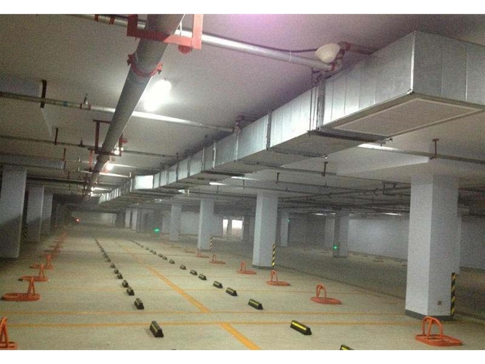【不锈钢风管】北京昌平永旺国际地下停车场通风管道设计